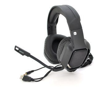 Наушники ведущие Cyberpunk CP-007, с микрофоном и регулировкой громкости, Black, Box U_23607 фото