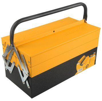 Ящик для инструмента Профи, 2 раздвижных секций, 3 уровня, 40.4x20x19.5см, металл, 3.3кг Tolsen RC_80211 фото