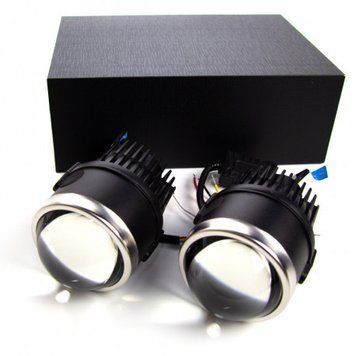 Птф линзы BiLED Lens Galaxy Black 2,5" 5500К, Комплект 2 шт KL_2433 фото