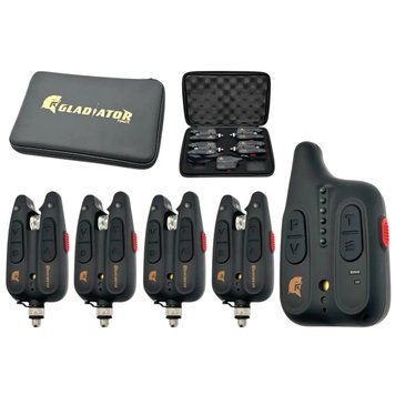 Набор сигнализаторов GLADIATOR RF1118 4+1 Black с пейджером PR_RF11184 фото