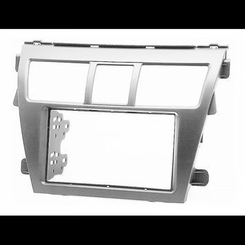 Переходная рамка CARAV 11-164 для TOYOTA Vios 2007-2012, Belta 2005-2008, Yaris Sedan 2006+ (Silver) AV_11-164 фото
