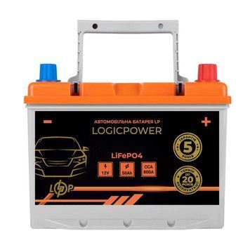 Автомобильный литиевый аккумулятор LogicPower LP LiFePO4 12V - 50 Ah (+ справа) BMS 800А LP_24765 фото