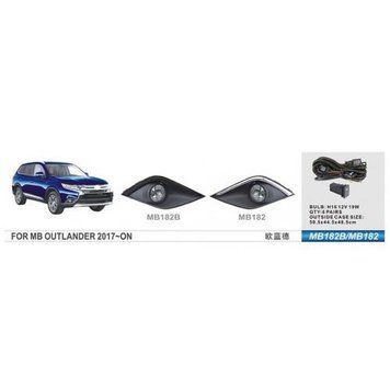 Фары доп.модель Mitsubishi Outlander 2015-18/MB-182/H16-12V19W/эл.проводка (MB-182) OL_49131 фото