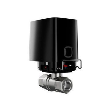 Розумний кульовий кран Ajax WaterStop 3/4" Jeweler, бездротовий, чорний RC_000029713 фото