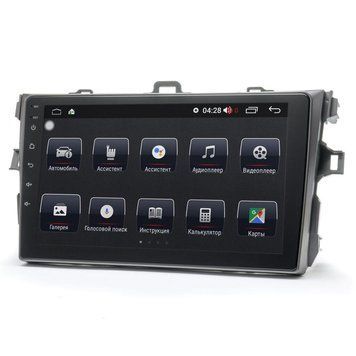 Штатная автомагнитола Prime-X 22-505/9M, 4+64, 4G для TOYOTA Corolla 2007-2013 (чёрный) PX_2000000019741 фото