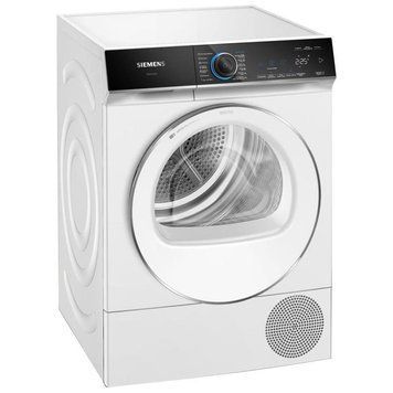 Сушильна машина тепловий насос, 8кг, A++, 60см, дисплей, білий Siemens RC_WQ45B290UA фото