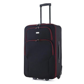Чемодан Semi Line 24" (M) Black/Red Lines (T5680-2) DS_DAS303170 фото