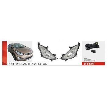 Фары доп.модель Hyundai Elantra/2014-16/HY-691W/H8-12V35W/эл.проводка (HY-691W) OL_27259 фото