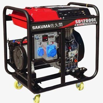 Дизельный генератор SAKUMA SD12000E 10KVA(8,0 кВт) BMR HY_90115637 фото