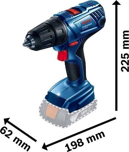 Шуруповерт-дрель аккумуляторная Bosch GSR 180-LI 18В RC_0.601.9F8.109 фото
