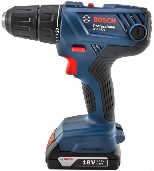 Шуруповерт-дрель аккумуляторная Bosch GSR 180-LI 18В RC_0.601.9F8.109 фото