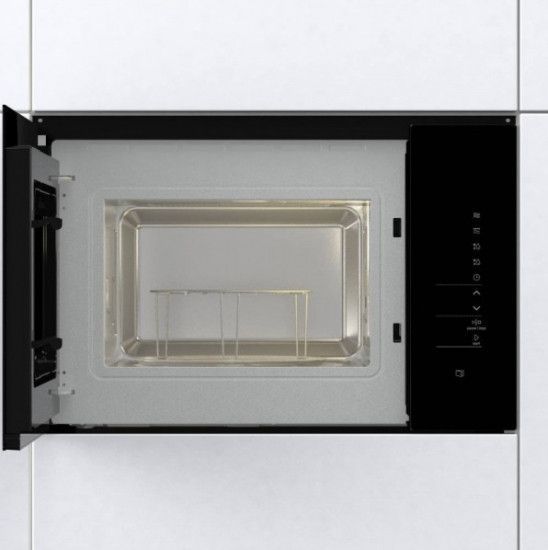 Микроволновая печь Gorenje BMI251SG3BG встраиваемая, 25л, электр. управл., 900Вт, гриль, дисплей, инвертор, RC_BMI251SG3BG фото