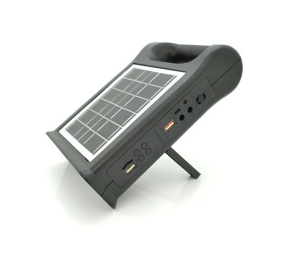 Фонарь переносной CL22+Solar, Power bank 10000mAh, боковое+центр освещение, 2+2 режима, MP3 плеер, 2*USB U_26234 фото