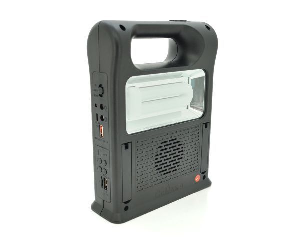Фонарь переносной CL22+Solar, Power bank 10000mAh, боковое+центр освещение, 2+2 режима, MP3 плеер, 2*USB U_26234 фото