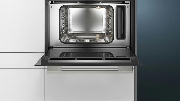 Пароварка Siemens встроенная компактная, 38л, A, дисплей, нерж. RC_CD634GAS0 фото