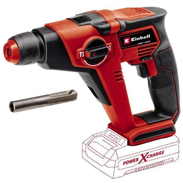 Перфоратор акумуляторний Einhell TE-HD 18/12 Li - Solo (без АКБ та зарядного пристрою) HY_090113056 фото