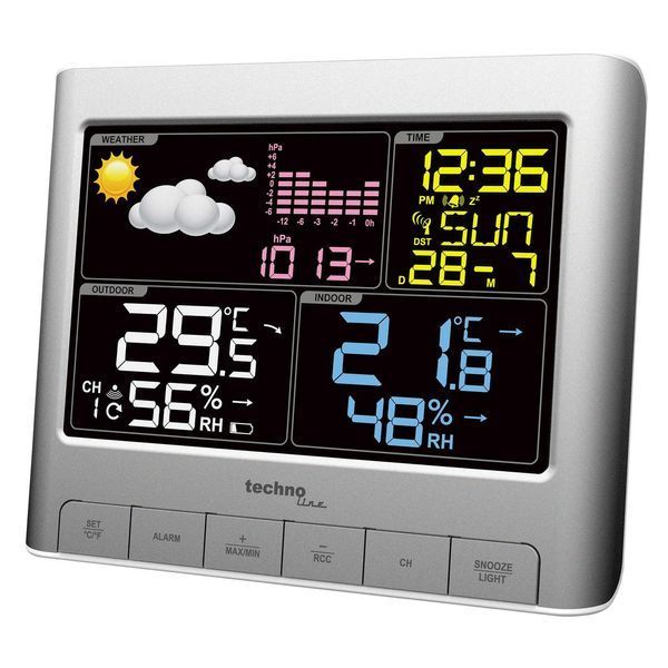 Метеостанція Technoline WS6449 Silver (WS6449) (без акумулятора та зарядного пристрою) DS_DAS301182 фото