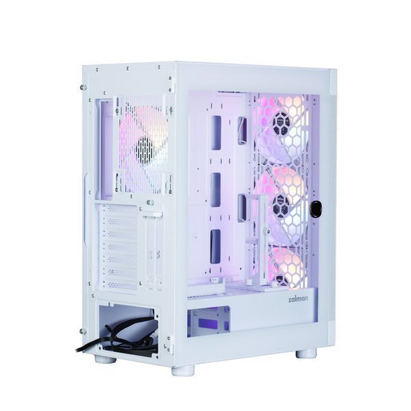 Корпус Zalman I4 TG без БП, 2xUSB3.0, 1xUSB2.0, 4x140мм RGB, VGA 320мм, LCS ready, TG Side Panel, ATX, білий RC_I4TGWHITE фото