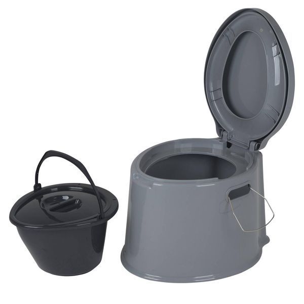 Біотуалет Bo-Camp Portable Toilet 7 Liters Grey (5502800) DS_DAS301474 фото