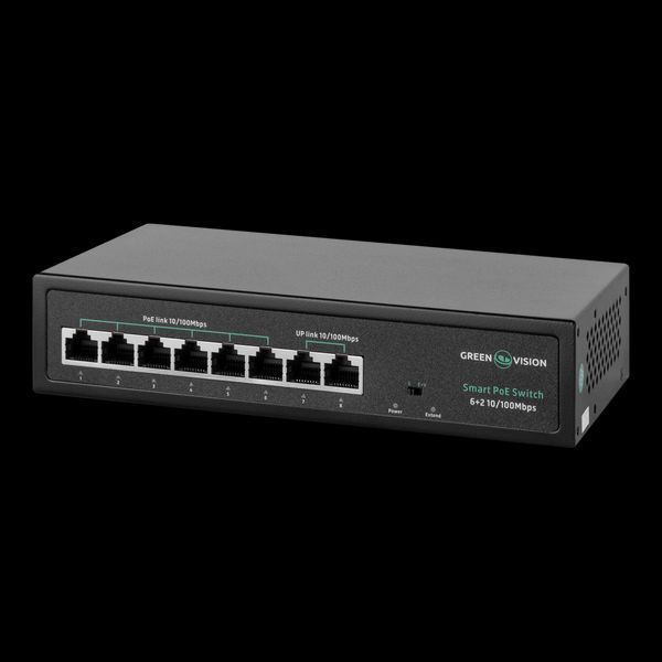 Коммутатор сетевой POE GV-015-D-06+2P LP_21310 фото