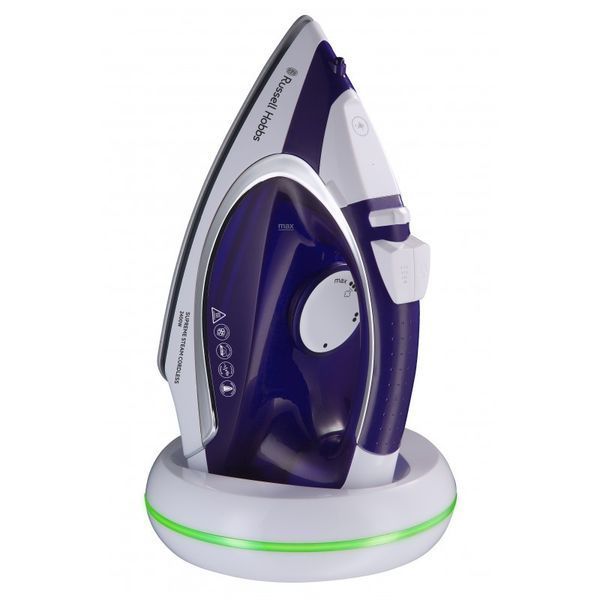 Праска Russell Hobbs бездротова Supreme Steam Cordless, 2400Вт, 300мл, паровий удар -40гр RC_23300-56 фото