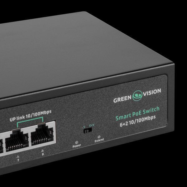 Коммутатор сетевой POE GV-015-D-06+2P LP_21310 фото