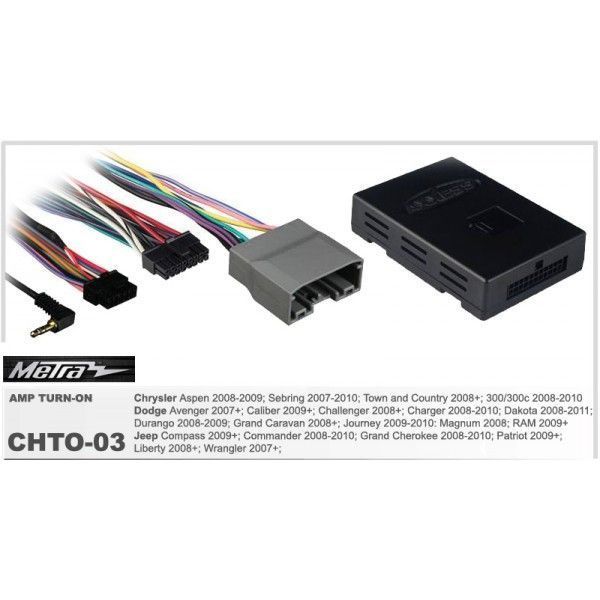 Адаптер активації штатного підсилювача Chrysler, Dodge, Jeep Metra CHTO-03 AV_CHTO-03 фото