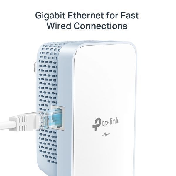 Комплект адаптеров Powerline TP-LINK TL-WPA7517KIT (TL-WPA7517 + TL-PA7017) AC1200, AV1000, 1xGE MESH RC_TL-WPA7517KIT фото