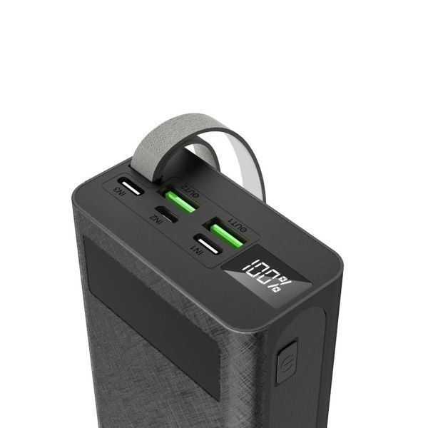 Повербанк Aspor A306 Fast Charge 30000mAh (USB-C/USB/Type-C/Lightning/22.5W)- чорний (900124) PR_900124 фото