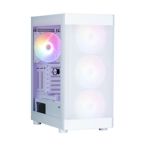 Корпус Zalman I4 TG без БП, 2xUSB3.0, 1xUSB2.0, 4x140мм RGB, VGA 320мм, LCS ready, TG Side Panel, ATX, білий RC_I4TGWHITE фото