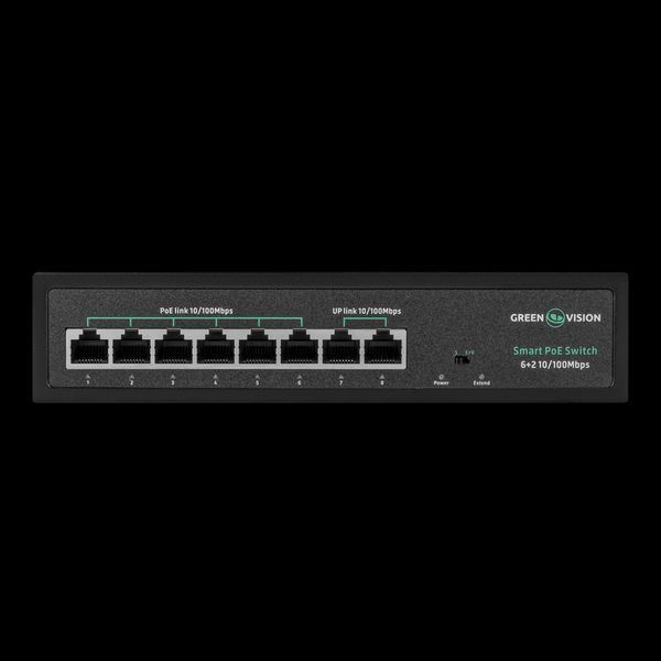 Коммутатор сетевой POE GV-015-D-06+2P LP_21310 фото