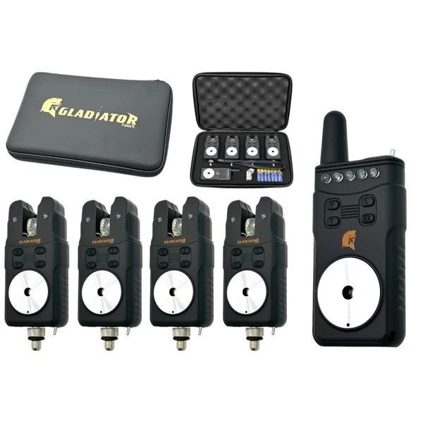 Набір сигналізаторів GLADIATOR RF1118 4+1 Black з пейджером PR_RF11184 фото