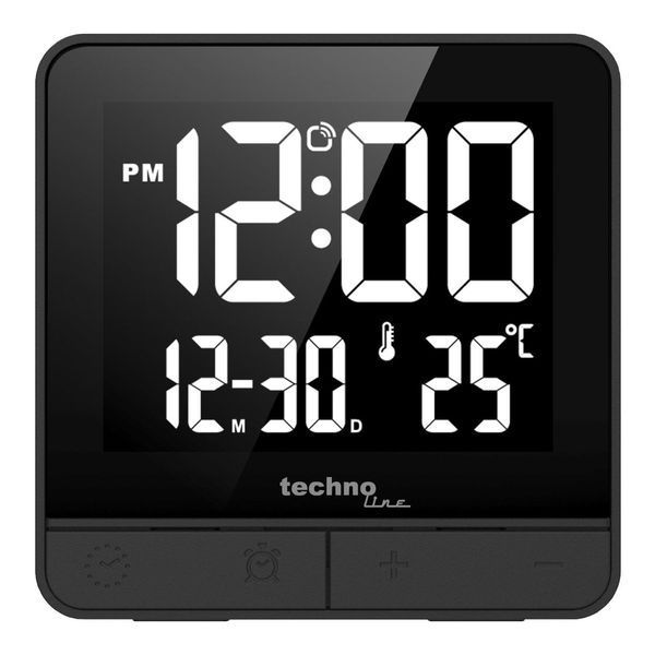 Часы настольные Technoline WT375 Black (WT375) DS_DAS302469 фото