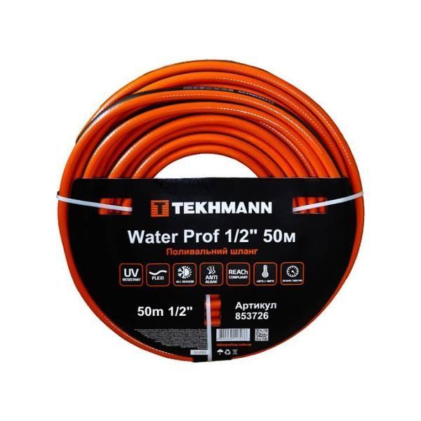 Поливочный шланг Tekhmann Water Prof 1/2'' 50 м TG_853726 фото