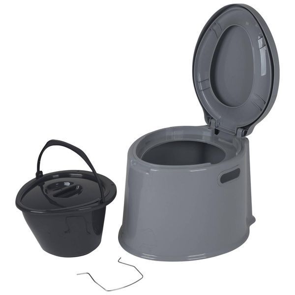 Біотуалет Bo-Camp Portable Toilet 7 Liters Grey (5502800) DS_DAS301474 фото