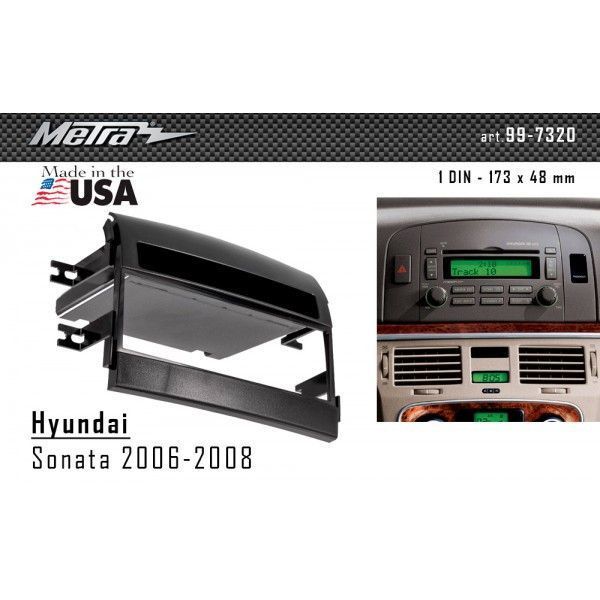 Перехідна рамка Metra 99-7320 для Hyundai Sonata 2006-2008 AV_99-7320 фото