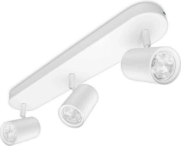 Светильник точечный накладной умный WiZ IMAGEO Spots, 3х5W, 2200-6500K, RGB, Wi-Fi, белый RC_929002658901 фото