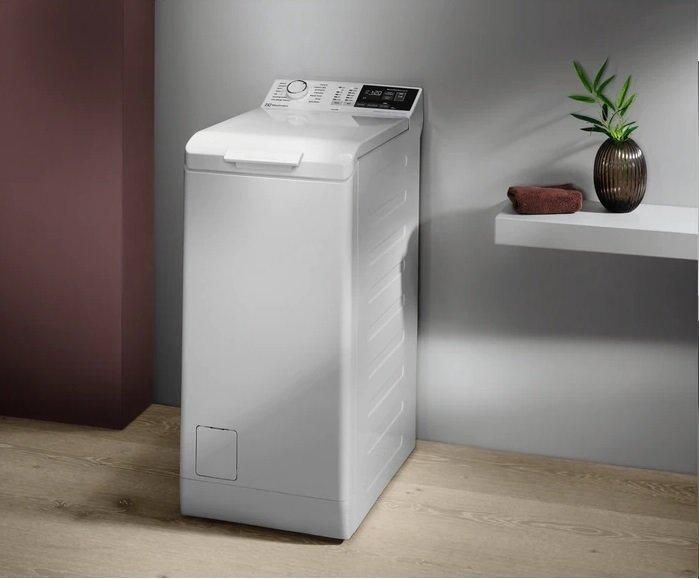 Пральна машина Electrolux вертикальна, 7кг, 1200, A+++, 60см, дисплей, інвертор, білий RC_EW6T4272U фото