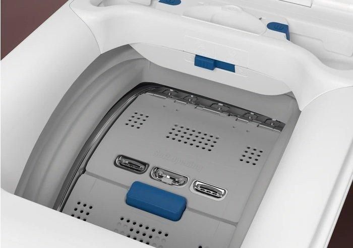 Пральна машина Electrolux вертикальна, 7кг, 1200, A+++, 60см, дисплей, інвертор, білий RC_EW6T4272U фото