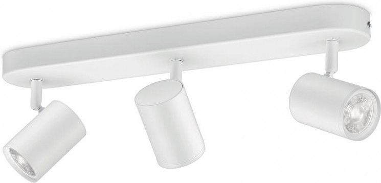 Светильник точечный накладной умный WiZ IMAGEO Spots, 3х5W, 2200-6500K, RGB, Wi-Fi, белый RC_929002658901 фото