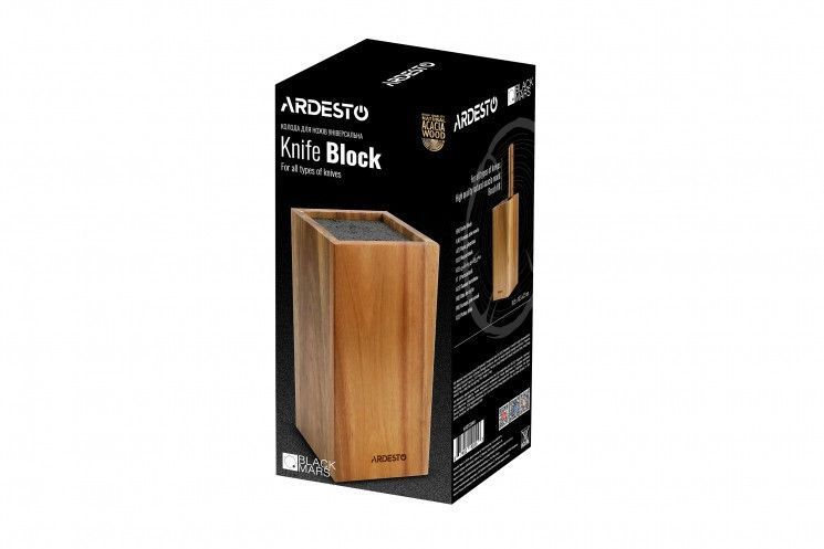 Бревно для ножей Ardesto AR2123AH Black Mars, 23 см, дерево RC_AR2123AH фото