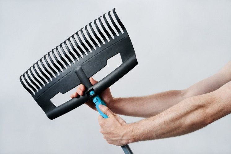 Граблі для листя Cellfast ERGO, ширина 52.5см, 180см, 0.8кг RC_40-111 фото