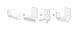 Комплект для настінного монтажу WiFi-систем Orbi NETGEAR RC_RBKWM-10000S фото 2
