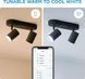 Светильник точечный накладной умный WiZ IMAGEO Spots, 2х5W, 2200-6500K, RGB, Wi-Fi, черный RC_929002659101 фото 8