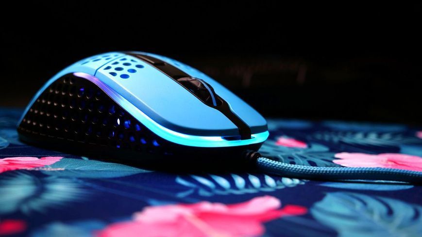 Cherry Xtrfy Миша ігрова M4 RGB USB Miami Blue RC_XG-M4-RGB-BLUE фото