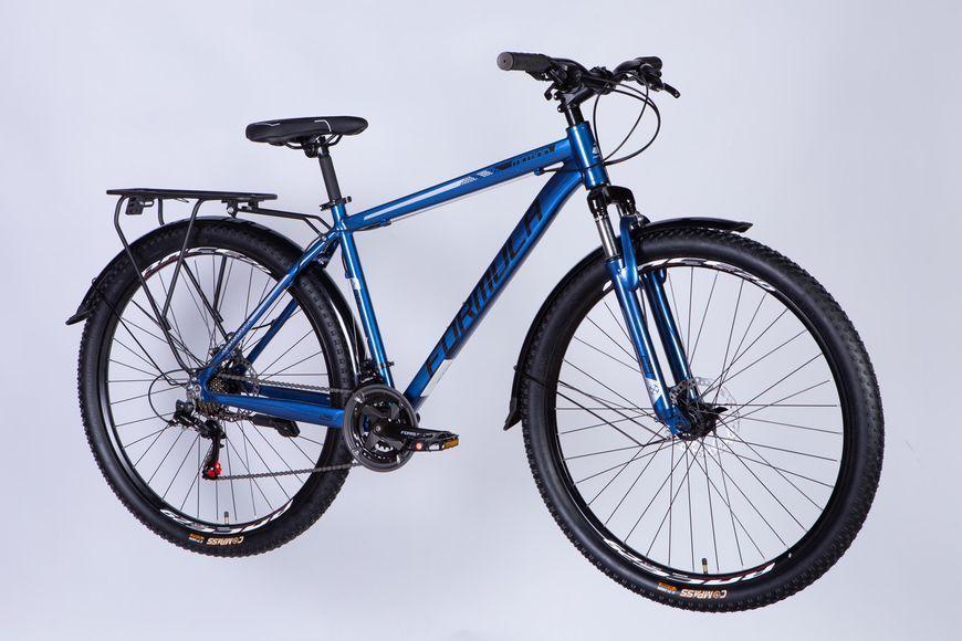 Велосипед AL 29" Formula MOTION PLUS DD FR рама-19" синьо-чорний 2025 VT_OPS-FR-29-332 фото