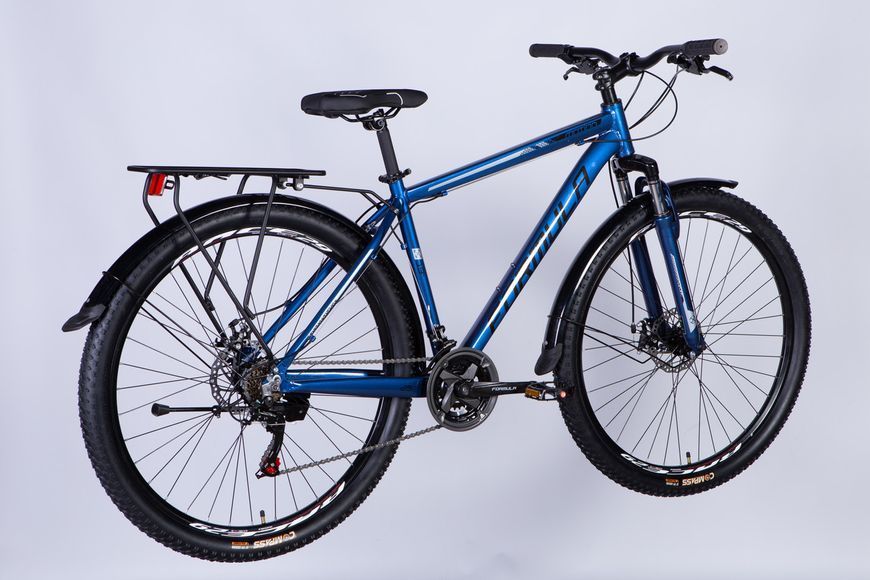 Велосипед AL 29" Formula MOTION PLUS DD FR рама-19" синьо-чорний 2025 VT_OPS-FR-29-332 фото