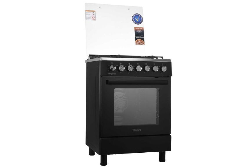 Плита ARDESTO комби Elegance, 66л, 60x60см, конвекция, чугун, подсветка, форсунки LPG RC_FSCF-C606BI фото