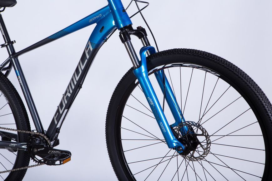 Велосипед AL 29" Formula ZEPHYR 1.0 HDD рама-19" сине-серый 2025 VT_OPS-FR-29-372 фото