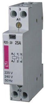 Контактор ETI R 25-10 230V AC 25A (AC1) RC_2463500 фото